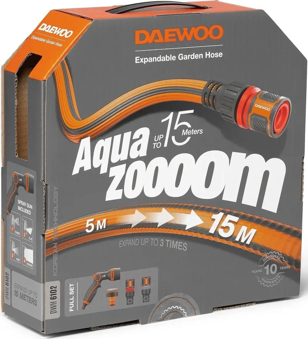 Саморастягивающийся шланг Daewoo Power DWH 6102 – фото товара