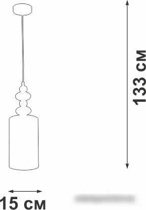 Подвесная люстра Vitaluce V2997-1/1S – фото товара