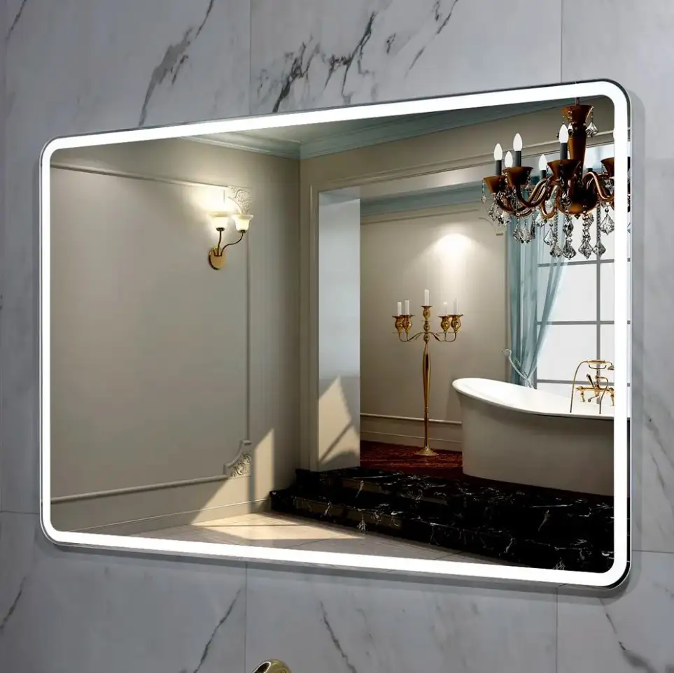 Пекам Зеркало Marta 1 110x80 marta1-110x80d (с подсветкой, с сенсором на взмах руки) – фото товара