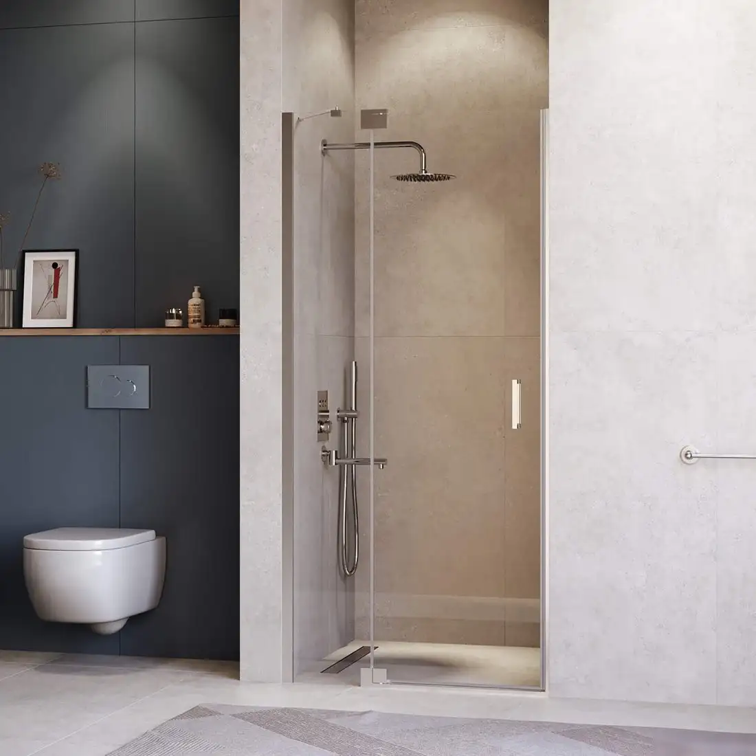 Душевая дверь RGW HO-014 350601409-11 (хром/прозрачное стекло) - фото товара