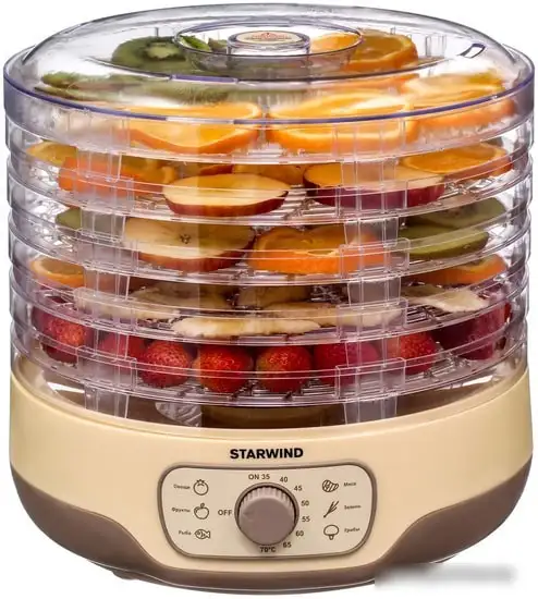 Сушилка для овощей и фруктов StarWind SFD2520 - фото товара