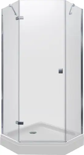 Душевой уголок Triton Сигма 100x100 (хром, с поддоном) - изображение в каталоге