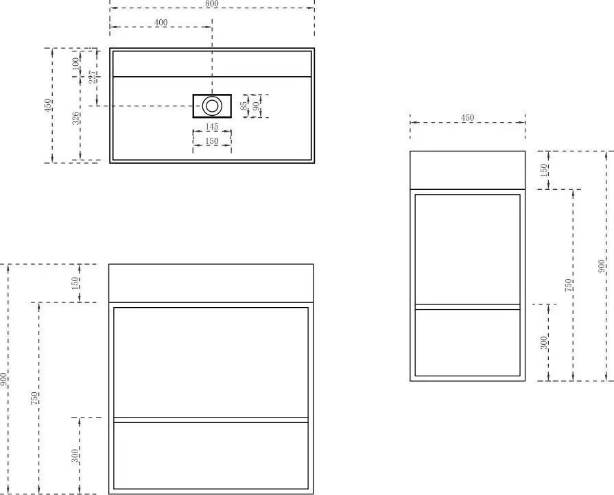 Abber Консоль Stein AS2630 (черный/белый) – фото товара