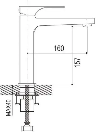 Смеситель Rose R1001 - фото товара