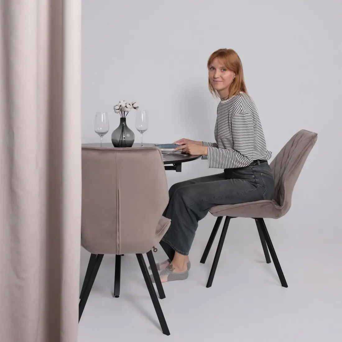 Стул Мамадома Rafael (d05 Cappuccino Lux/черный)