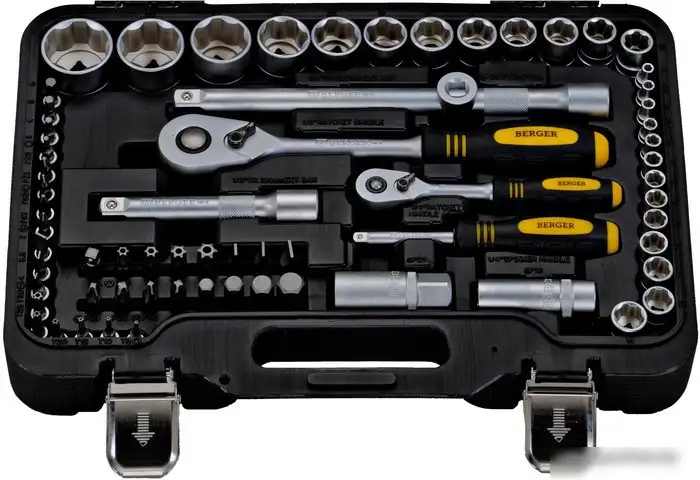 Универсальный набор инструментов Berger BG082-1214 (82 предмета) – фото товара