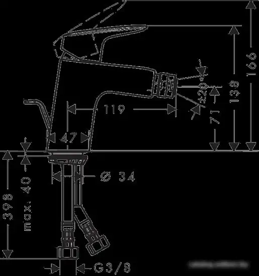 Смеситель Hansgrohe Logis [71204000] - фото товара
