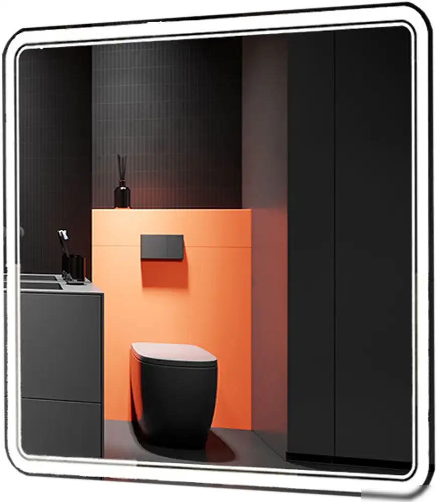 Пекам Зеркало Marta 2 80x80 marta2-80x80d (с подсветкой и сенсором на взмах руки) – фото товара