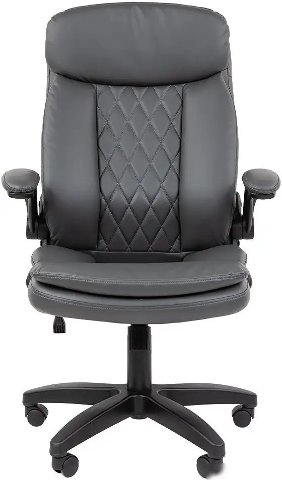 Офисное кресло CHAIRMAN 533 (экокожа серый) – фото товара