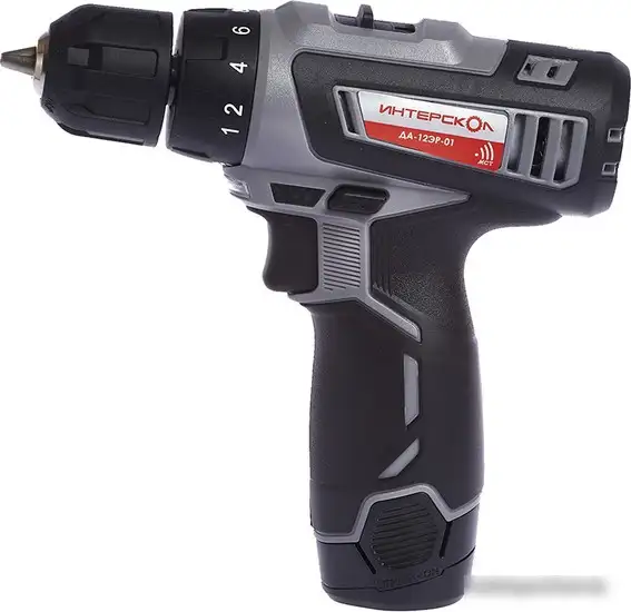 Дрель-шуруповерт Интерскол ДА-12ЭР-01 (с 1-им АКБ, кейс) – фото товара