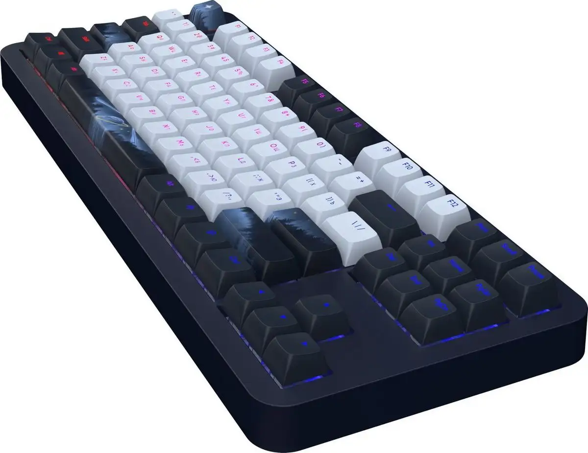 Клавиатура Red Square Alumix TKL Classic Serenity (черный, g3ms Aquamarine) – фото товара