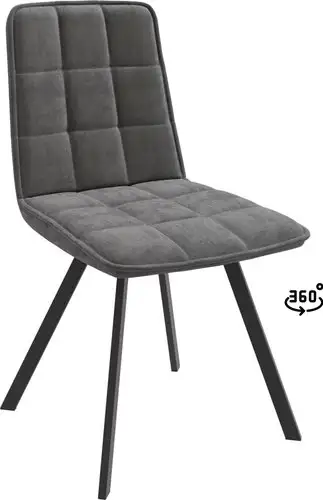 Стул Мамадома Rom D-R 360 (b28 Antracite Lux/черный) – изображение в каталоге