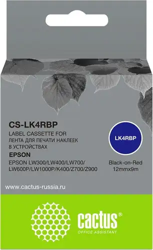 Картридж CACTUS CS-LK4RBP (аналог Epson LK4RBP) – изображение в каталоге