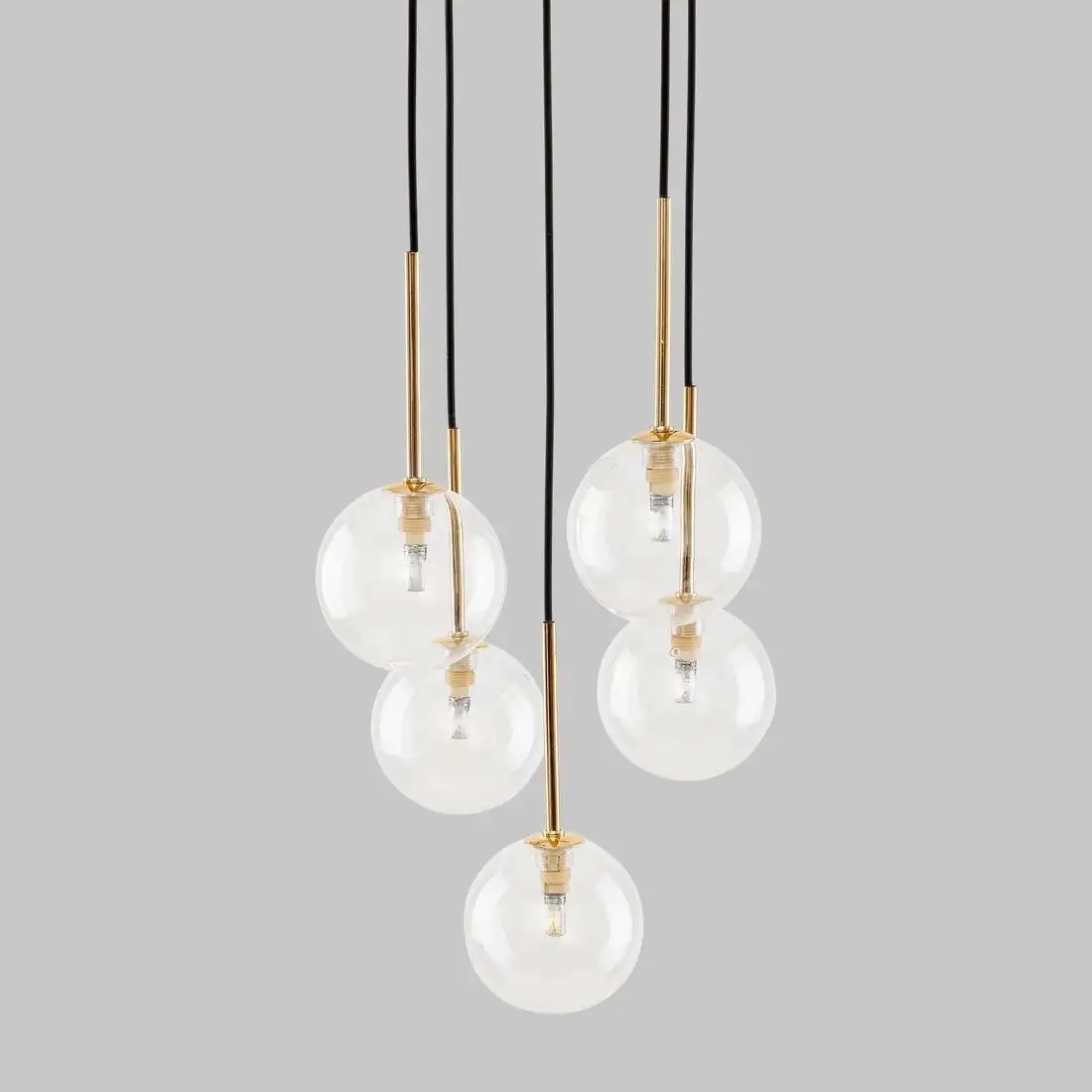 Подвесная люстра TK Lighting Nilos 5943 (золото/черный) – фото товара