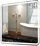 Пекам Зеркало Marta 1 60x50 marta1-60x50s (с подсветкой и сенсором на прикосновение) – изображение в каталоге