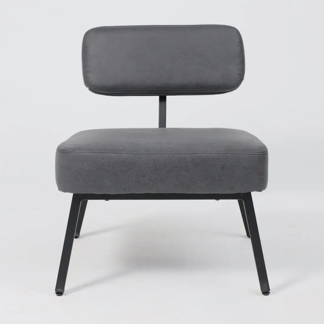 Интерьерное кресло AksHome Aspen (экокожа винтажный черный WATUSI 16/черный) – фото товара