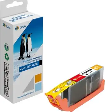 Картридж G&G NC-CLI451XLBK (аналог Canon CLI-451BK XL) – изображение в каталоге