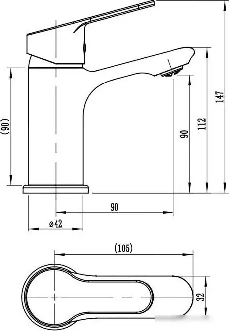 Смеситель Voda Aqua AQ26M - фото товара
