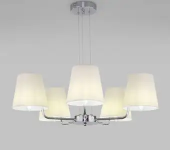 Подвесная люстра Евросвет 60155/5 хром – изображение в каталоге