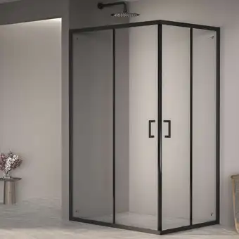 Душевой уголок RGW PA-040B 3508104082-14 80x120 (черный/прозрачное стекло)