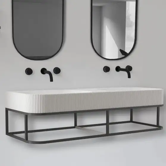 Abber Консоль с умывальником Stein AS2646 (белый матовый) – фото товара