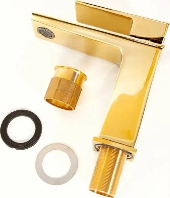 Смеситель Hansberge H1070 (золото глянец) - фото товара