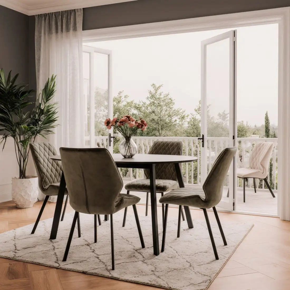 Стул Мамадома Rafael (b05 Latte Lux/черный)