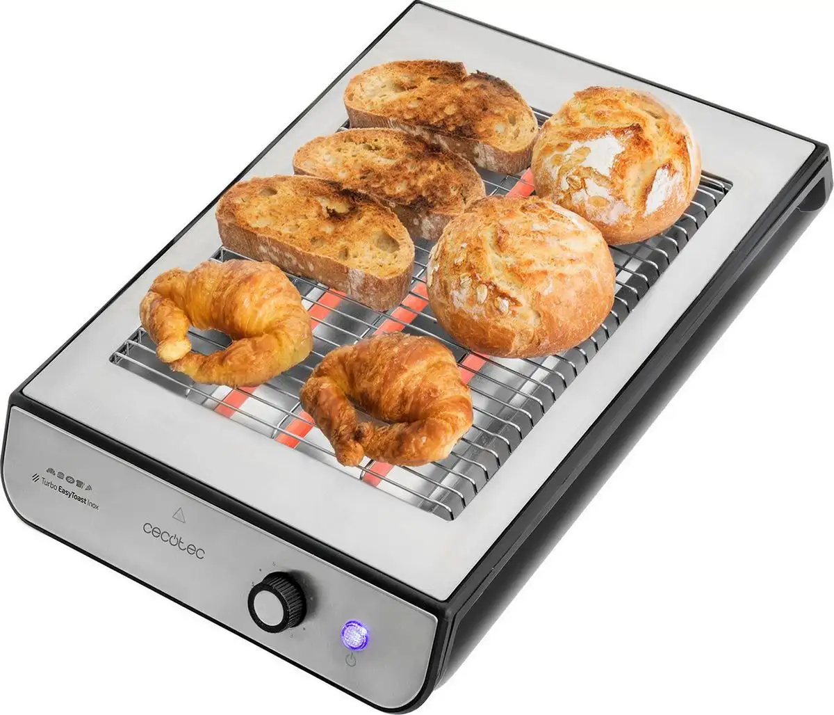 Электрогриль Cecotec Turbo EasyToast Inox Flatbed – фото товара