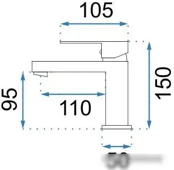 Смеситель Rea Fenix REA-B6395 (золотой) - фото товара