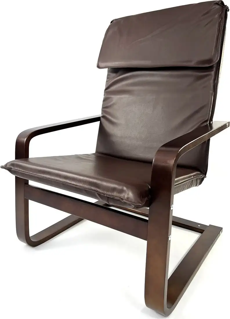 Интерьерное кресло Calviano Soft 1 (коричневый PU) – фото товара