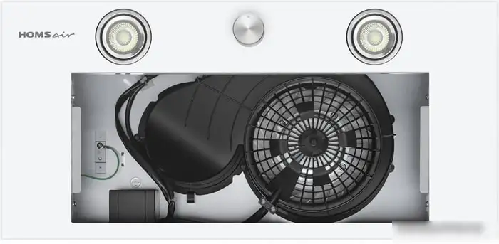Кухонная вытяжка HOMSair Camelia Power 60RD (белый) - фото товара