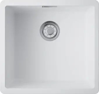 Кухонная мойка Omoikiri Kata 44-U WH (белый) - изображение в каталоге
