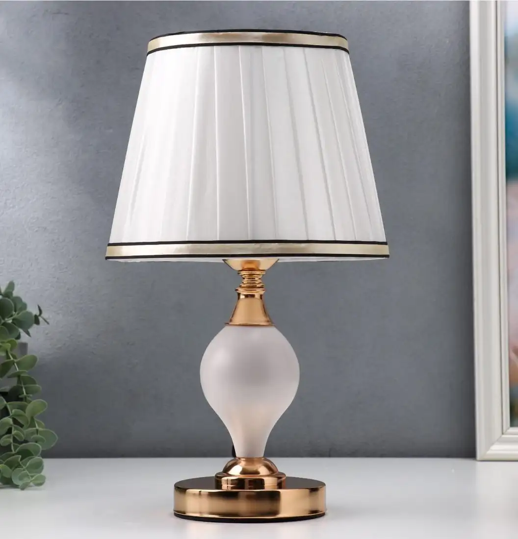 Торшер Risalux Галатея 4430170 (белый/золото)