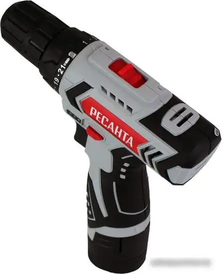 Дрель-шуруповерт Ресанта ДА-12-2Л (с 2-мя АКБ) – фото товара