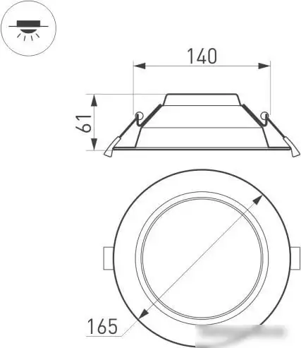 Точечный светильник Arlight IM-CYCLONE-R165-18W Day4000 023212(2) – фото товара