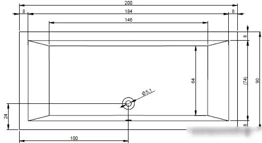 Ванна Riho Lugo 200x90 (без ножек) - фото товара