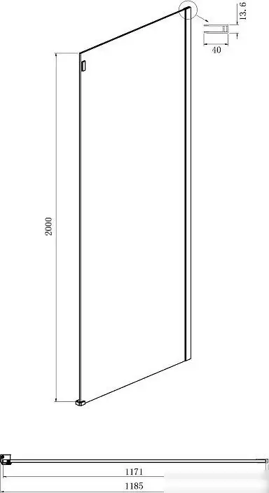 Душевой уголок Ambassador Benefit 130x120x200 19021202HB-120HB - фото товара