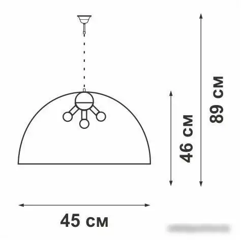 Подвесная люстра Vitaluce V1404/5S – фото товара
