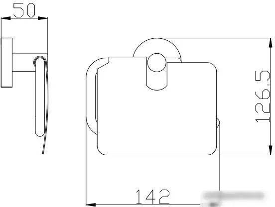 Держатель для туалетной бумаги Slezak RAV Colorado COA0400Z – фото товара