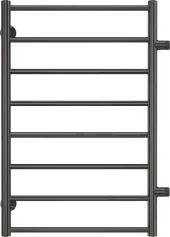 Полотенцесушитель TERMINUS Аврора П8 500x800 (оружейная сталь, с боковым подключением 500) - изображение в каталоге