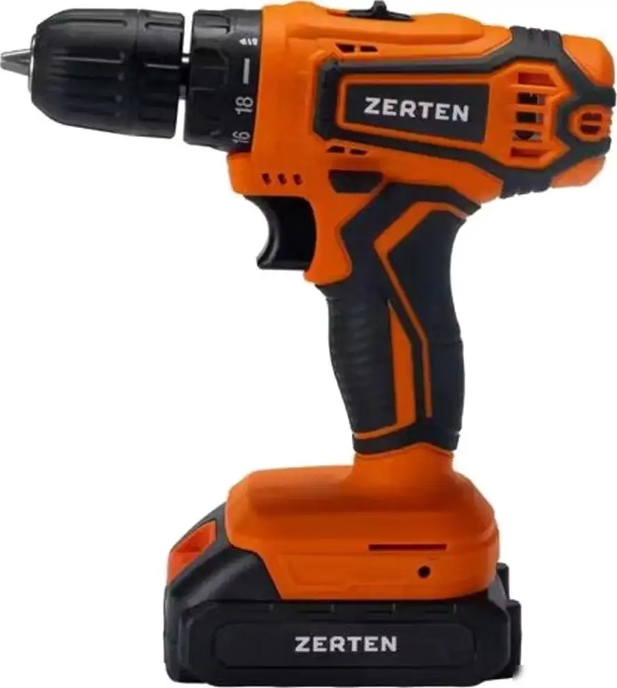 Дрель-шуруповерт Zerten ASB-18S (с 2-мя АКБ, кейс) – фото товара