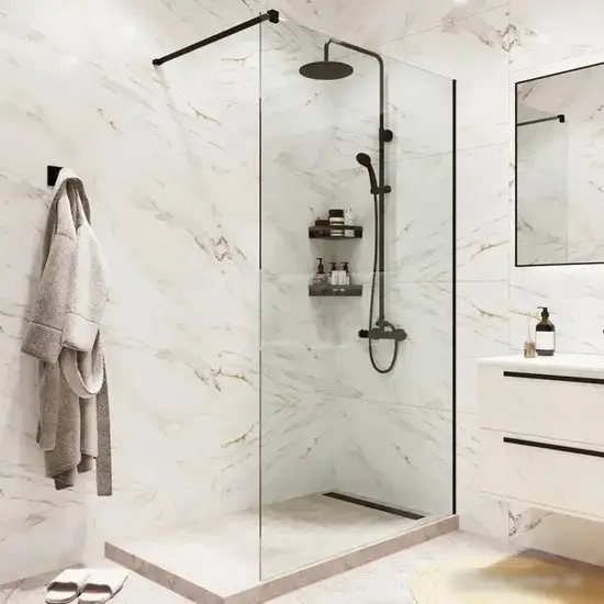 Душевая стенка Benetto BEN-602 BLC 90x200 - фото товара