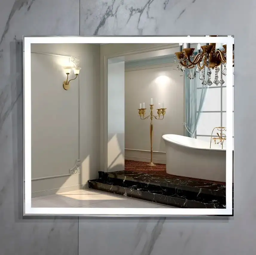 Пекам Зеркало Greta 80x70 greta-80x70B (с подсветкой и бесконтактным сенсором) – фото товара