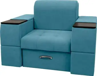 Кресло-кровать Сириус Лидер-13 ППУ 135x110 (Eva 29 велюр голубой) – изображение в каталоге