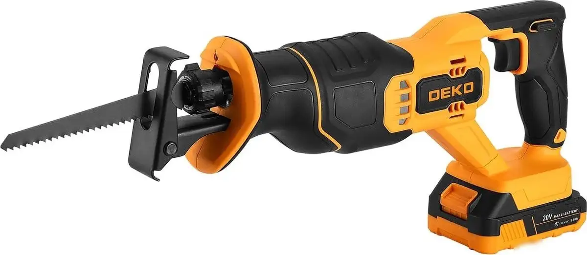 Сабельная пила Deko DKRS20 085-1129 (с 2-мя АКБ) – фото товара