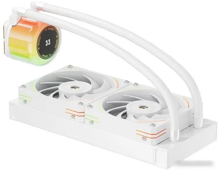 Жидкостное охлаждение для процессора 1stPlayer CC 240 (белый) – фото товара