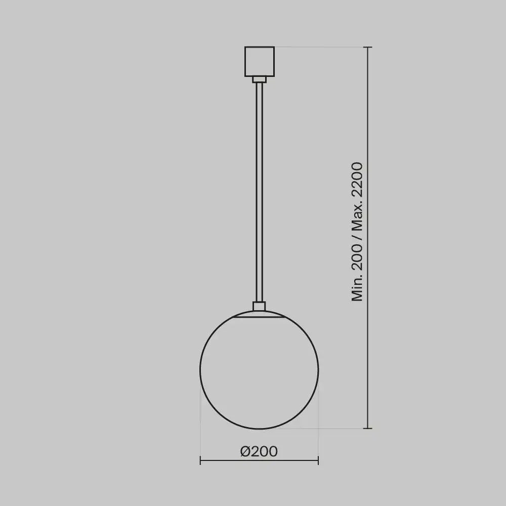 Подвесная люстра Technical P039PL-5W4K-20-B – фото товара