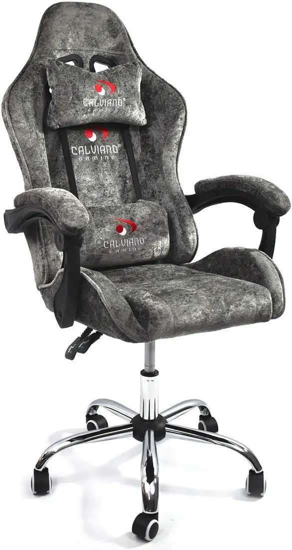 Игровое (геймерское) кресло Calviano Nero (dark grey plush) – фото товара