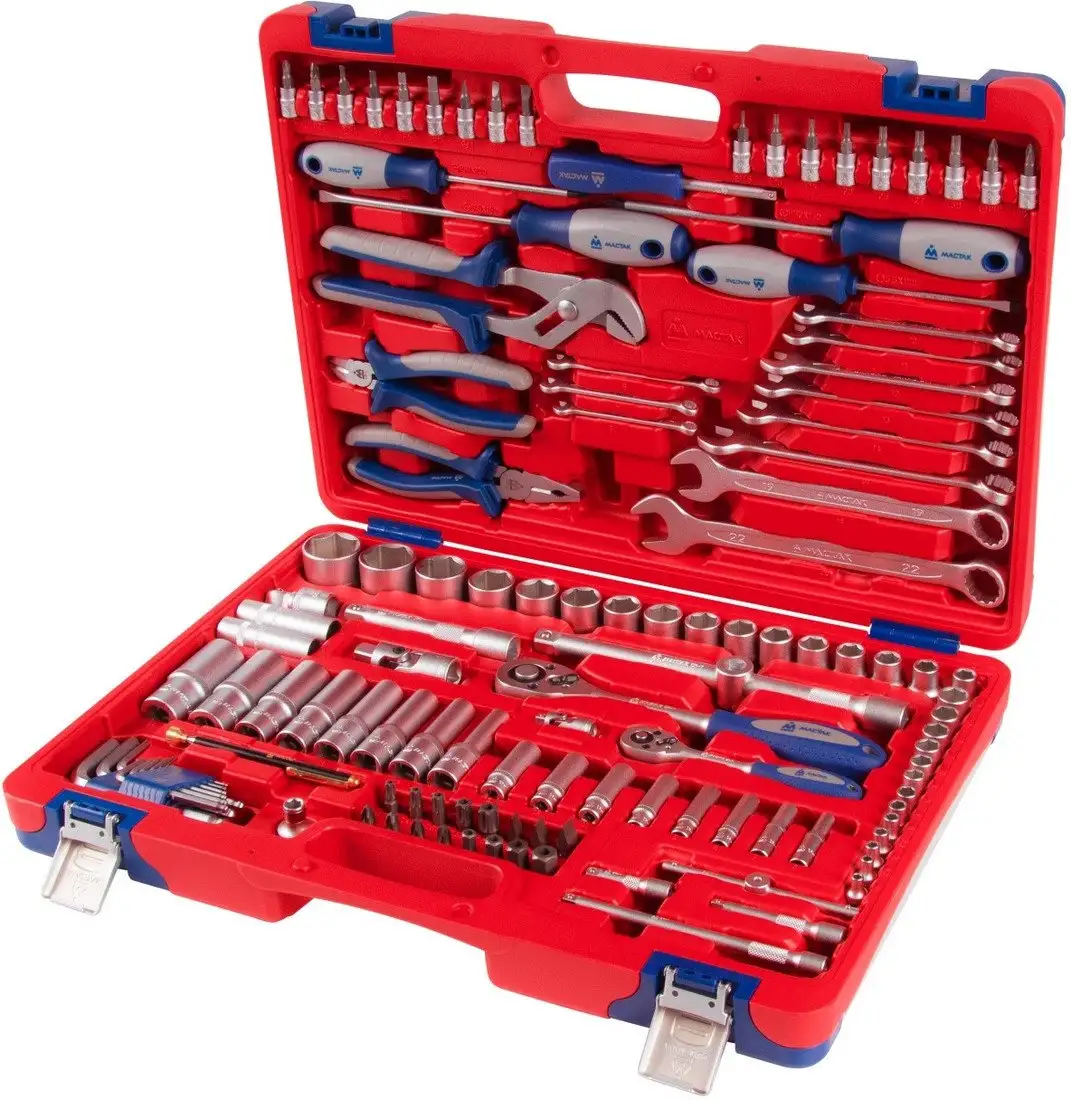 Набор домашнего мастера Мастак 01-123C (123 предмета) – фото товара