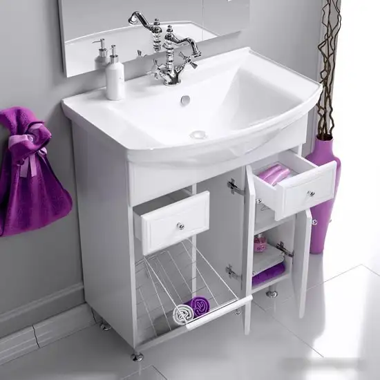 Aqwella Тумба под умывальник Barcelona 85 BA0108K (белый) – фото товара